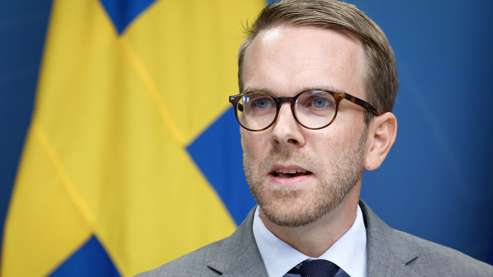 Infrastruktur- och bostadsminister Andreas Carlson (KD). Arkivbild.