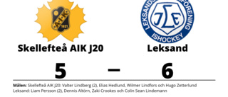 Leksand avgjorde i straffläggningen borta mot Skellefteå AIK J20