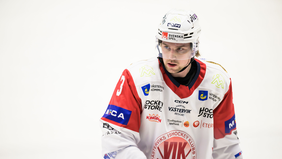Elias Ulander var en av VIK:s bättre spelare mot Djurgården.