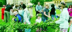 Traditionellt i Slottsparken