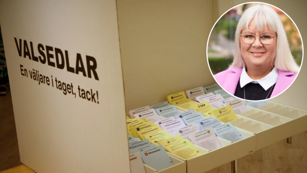 Lillemor Nordh (C), ordförande i valnämnden, tror att fler kommer att förtidsrösta i år än vid det förra valet.