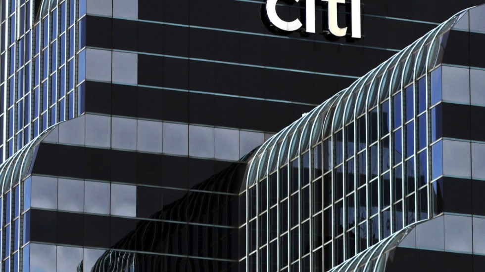 Citigroup skickade nära en miljard dollar till fel mottagare. Arkivbild.