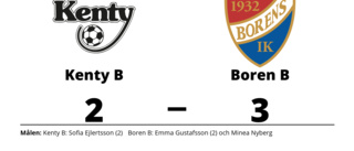 Boren B vann mot Kenty B - trots underläge i halvtid