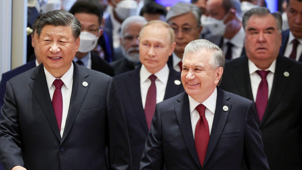 Ledarna för SCO-länderna möts i Samarkand, Uzbekistan.
