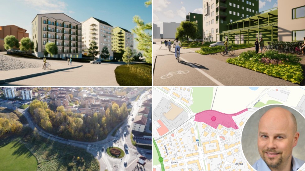 110 lägenheter planeras byggas i HSB:s regi längs med Kjulavägen vid Eskilshem. "Ett toppenläge", säger bolagets Per Morelius, fastighetsutvecklingschef på HSB Södermanland.