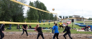 Toppstämning under volleybollspel