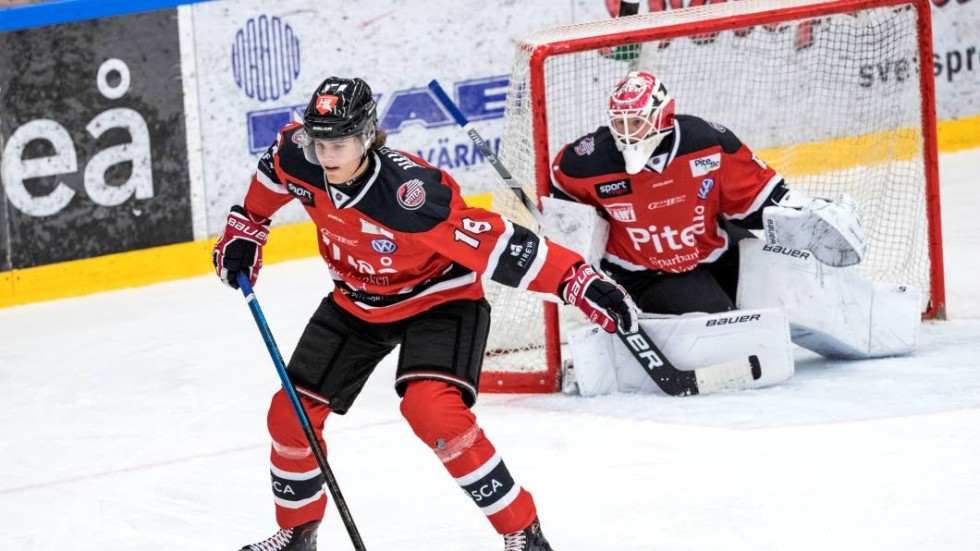 Piteås Carl Björnfot spelar JDM-final mot Luleå i LF Arena onsdag kväll. (Arkivbild).