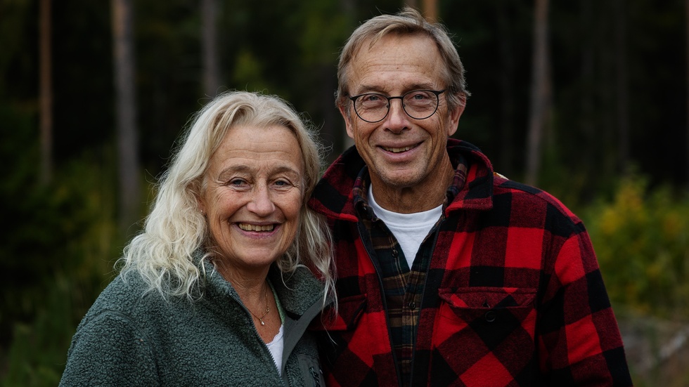 Kerstin Weibull Lundberg och Michael Lundberg planerar för ett större bostadsområde på sin mark.