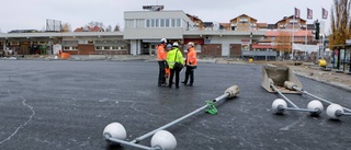 Nya busstationsområdet närmar sig