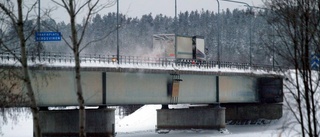 Isvarning vid Bergsviksbron