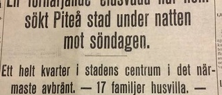 Största branden under 1900-talet