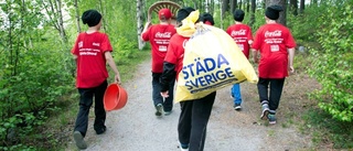 500 kilo skräp efter stranden