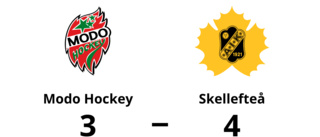 Skellefteå segrade mot Modo Hockey i förlängningen