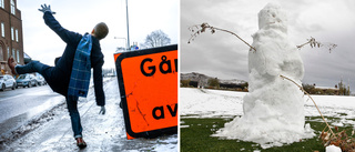 Passa på att göra snögubbar: "Svårgissat om snötäcket blir kvar"