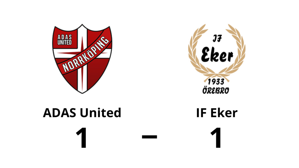 ADAS United spelade lika mot IF Eker