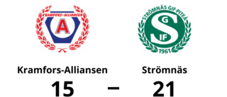 21-15-seger för Strömnäs mot Kramfors-Alliansen