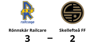 Rönnskär Railcare segrade i toppmötet – 3-2 mot Skellefteå FF