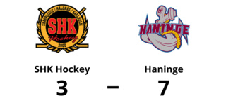 SHK Hockey föll med 3-7 mot Haninge