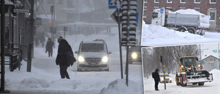 Snöextra: Skellefteå morgonen efter kraftiga snöfallet