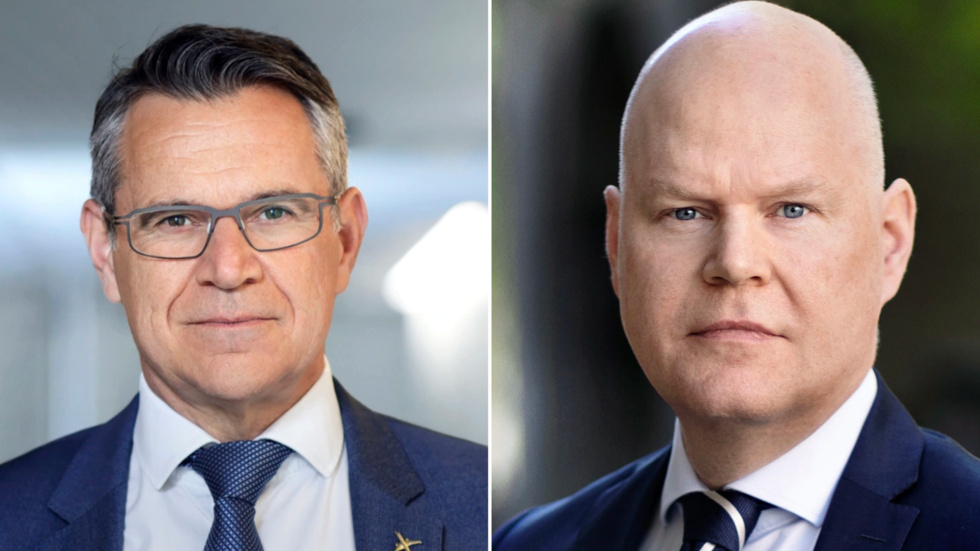 Fredrik Kämpfe, Branschchef, Transportföretagen Flyg och Marcus Dahlsten, vd, Transportföretagen