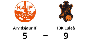 Arvidsjaur IF föll mot IBK Luleå med 5-9