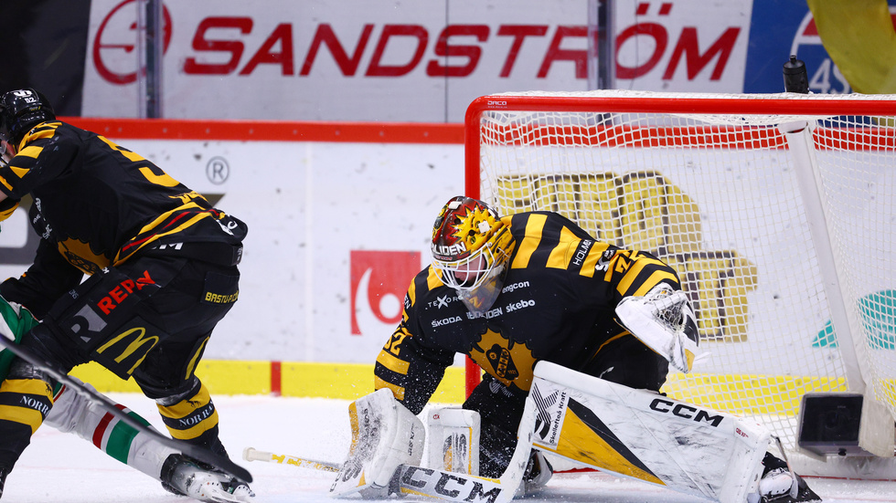Skellefteås målvakt Linus Söderström. Arkivbild.