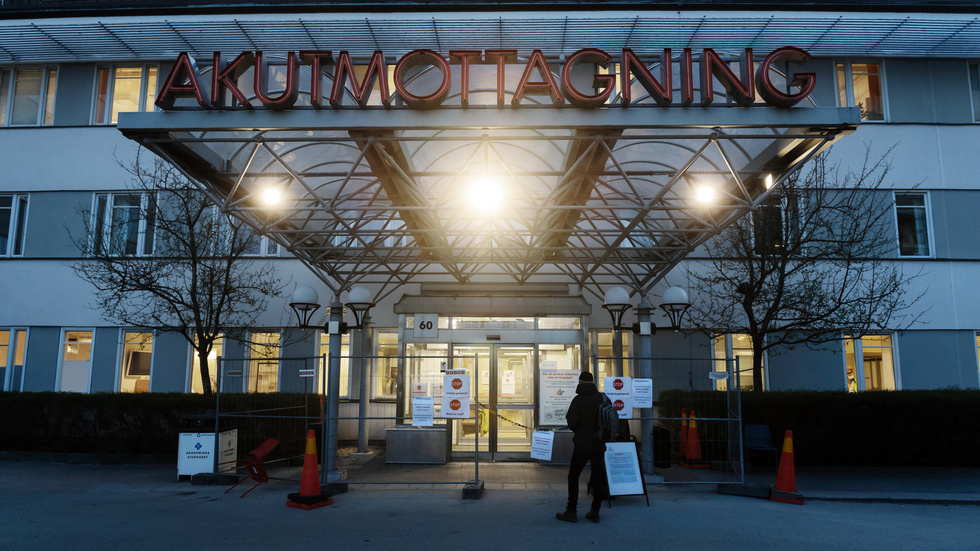 Akutmottagningen vid Akademiska Sjukhuset i Uppsala. Arkivbild
