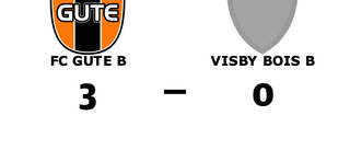 FC Gute B vann mot Visby BoIS B på hemmaplan