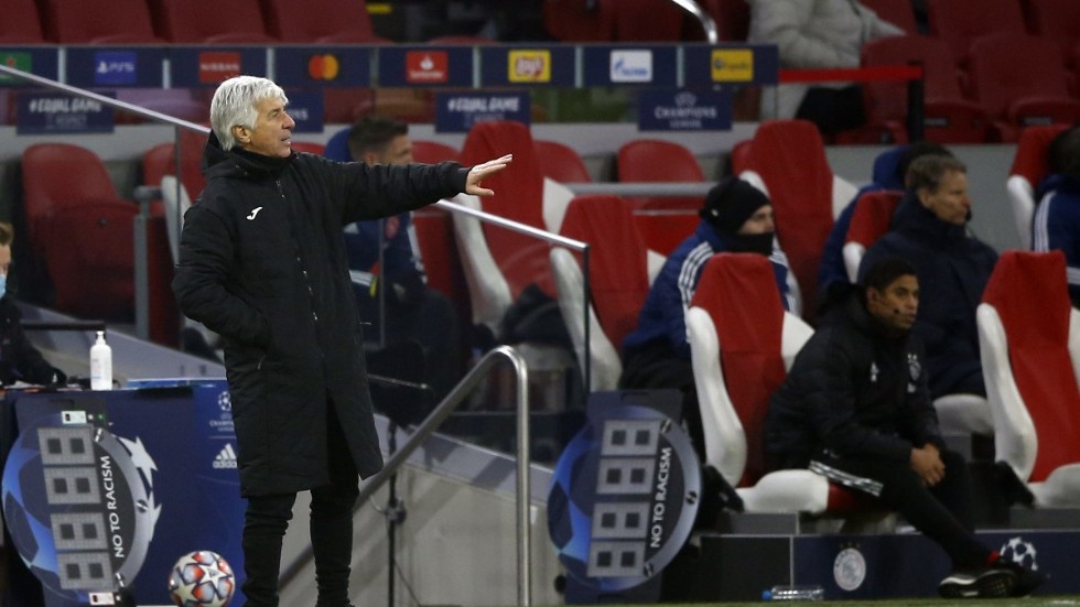 Atalantas tränare Gian Piero Gasperini. Arkivbild.