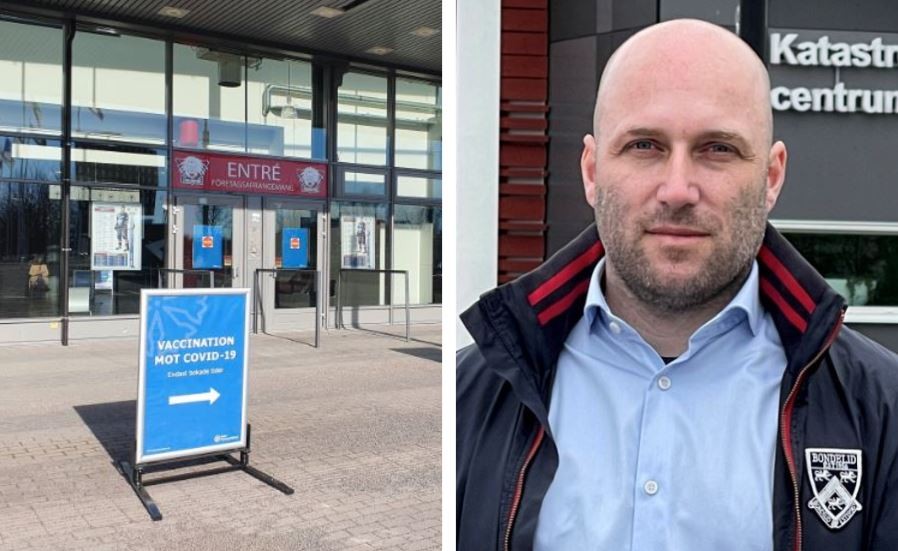 Rickard Lundin är regionens presstalesperson i frågor som rör vaccineringen mot covid-19. 