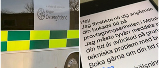 Problem med "coronabussen" – patienter i Motala tvingades omboka 