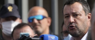 Åtalade Salvini framträdde i rätten