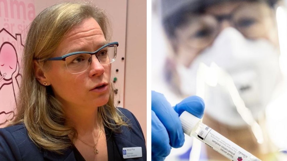 Jessica Frisk är vårddirektör i Region Östergötland. 