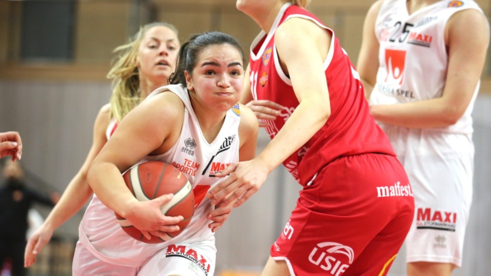 Helin Agnig var pigg i Visby Ladies, men det hjälpte inte mot Uppsala.