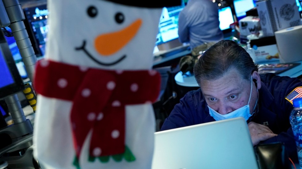 Mixade miner på Wall Street. Arkivbild.