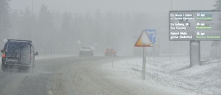 Snökaos i Skellefteå - se Jeanettes bilder från centrala stan