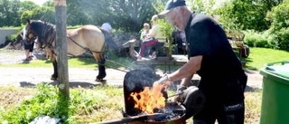 Lissi, 75 år, vände hemåt på en hottad Harley Davidson