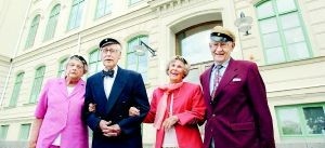 Träffades 65 år  
efter studenten