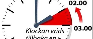 Ändra klockan i natt