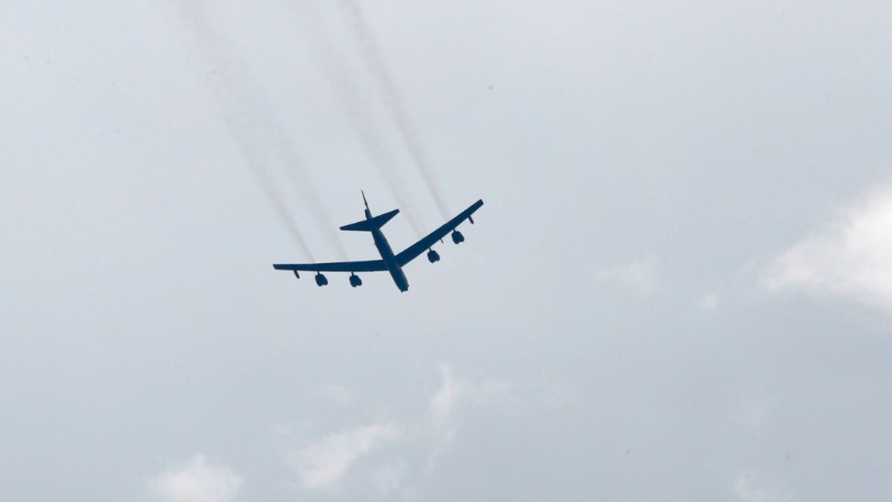 Bombflygplanet B-52 Stratofortress utvecklades i USA under 1950-talet. Arkivbild.