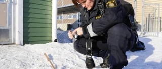 Polisen söker spår efter smash and grab-kupp