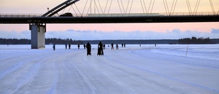 Luleåborna trotsade kylan