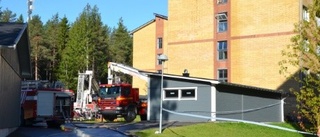 Två till sjukhus efter brand på studentboende