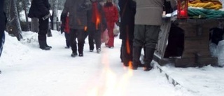 Välbesökt julmarknad i Storforsen