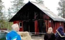 Stor sorg efter stallbrand