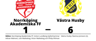 Västra Husby vann enkelt borta mot Norrköping Akademiska FF