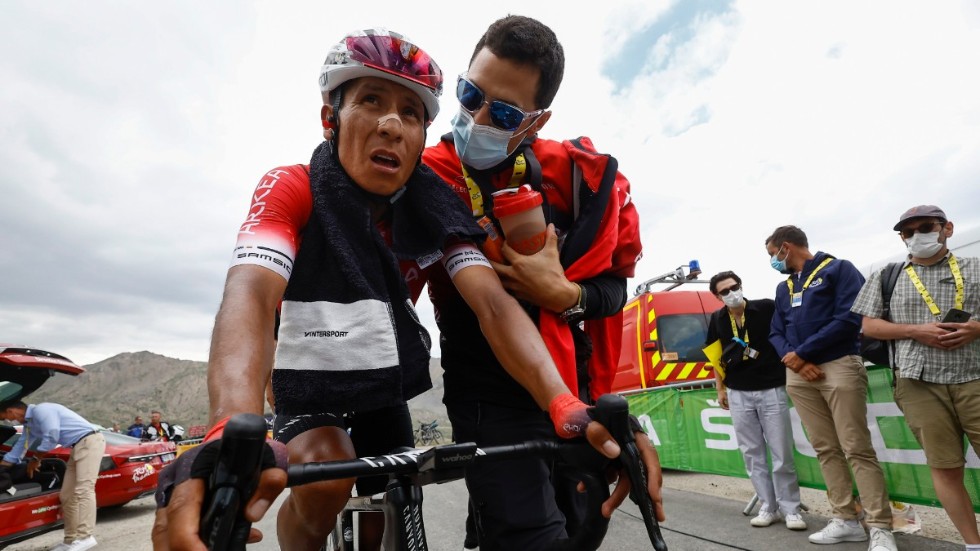 Nairo Quintana under Tour de France. Arkivbild.