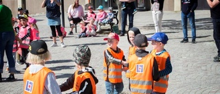 Förskolebarnen firade in våren med dans