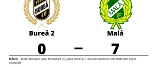 Malå utklassade Bureå 2 på bortaplan