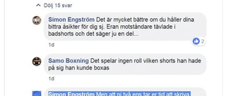 Verbal pajkastning efter boxningsgalan